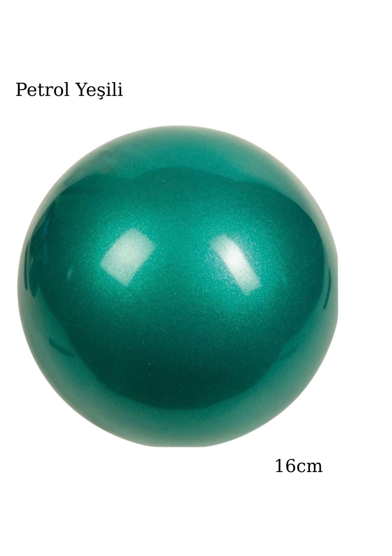 Amaya Cimnastik Antrenman Topu - Petrol Yeşili 16cm