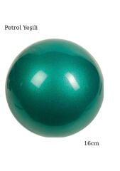 Amaya Cimnastik Antrenman Topu - Petrol Yeşili 16cm
