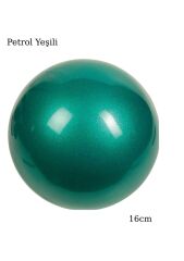 Amaya Cimnastik Antrenman Topu - Petrol Yeşili 16cm