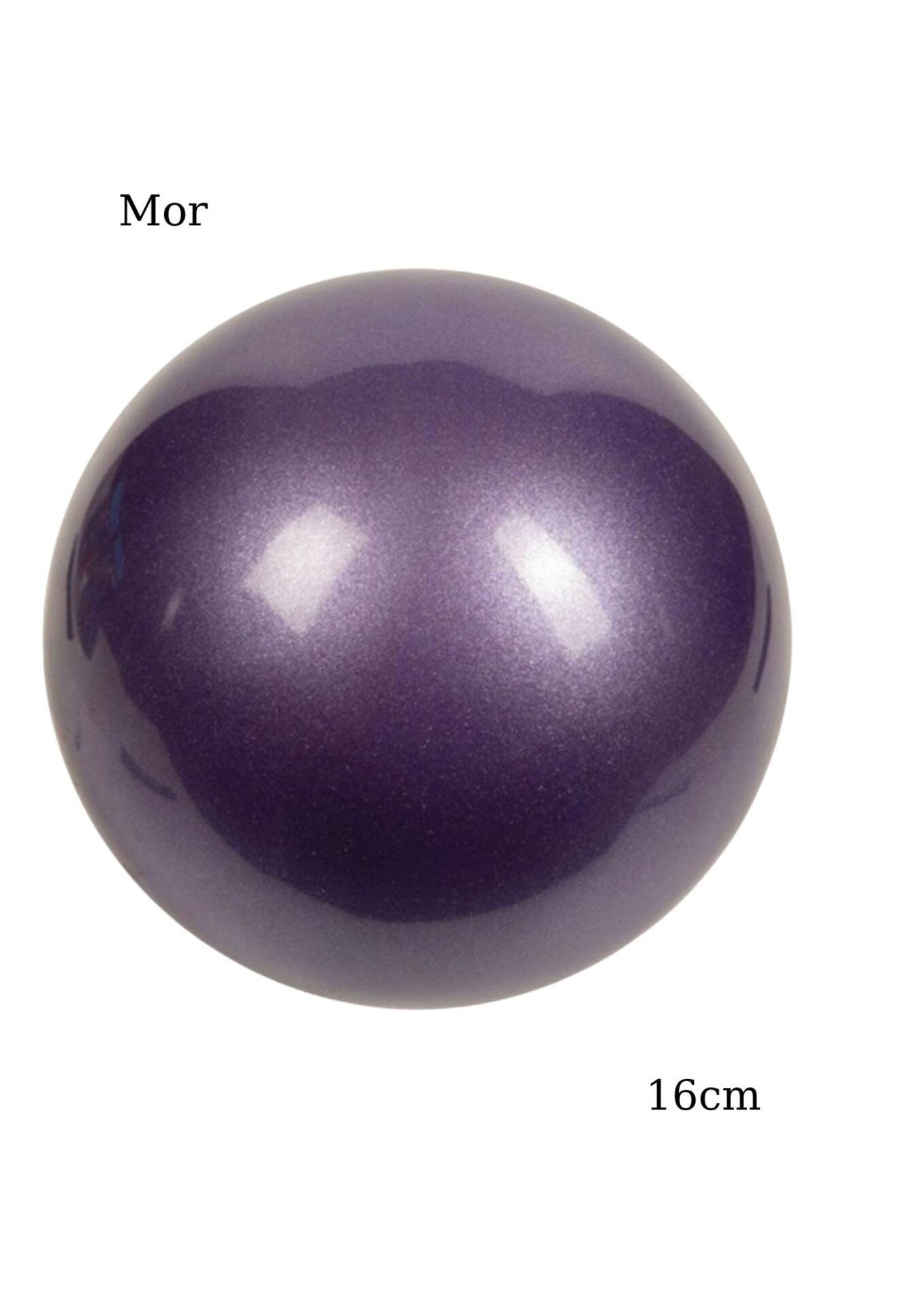 Amaya Cimnastik Antrenman Topu - Mor 16cm