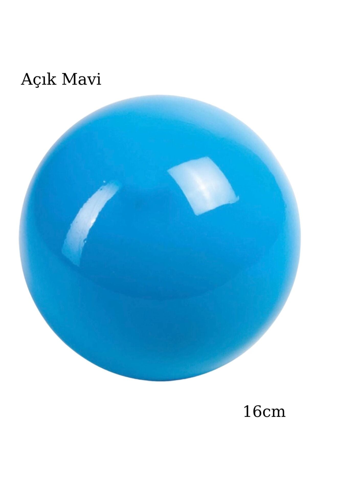 Amaya Cimnastik Antrenman Topu - Açık Mavi 16cm