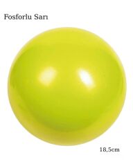 Amaya Cimnastik Antrenman Topu - Fosforlu Sarı 18,5cm