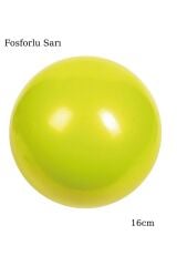 Amaya Cimnastik Antrenman Topu - Fosforlu Sarı 16cm