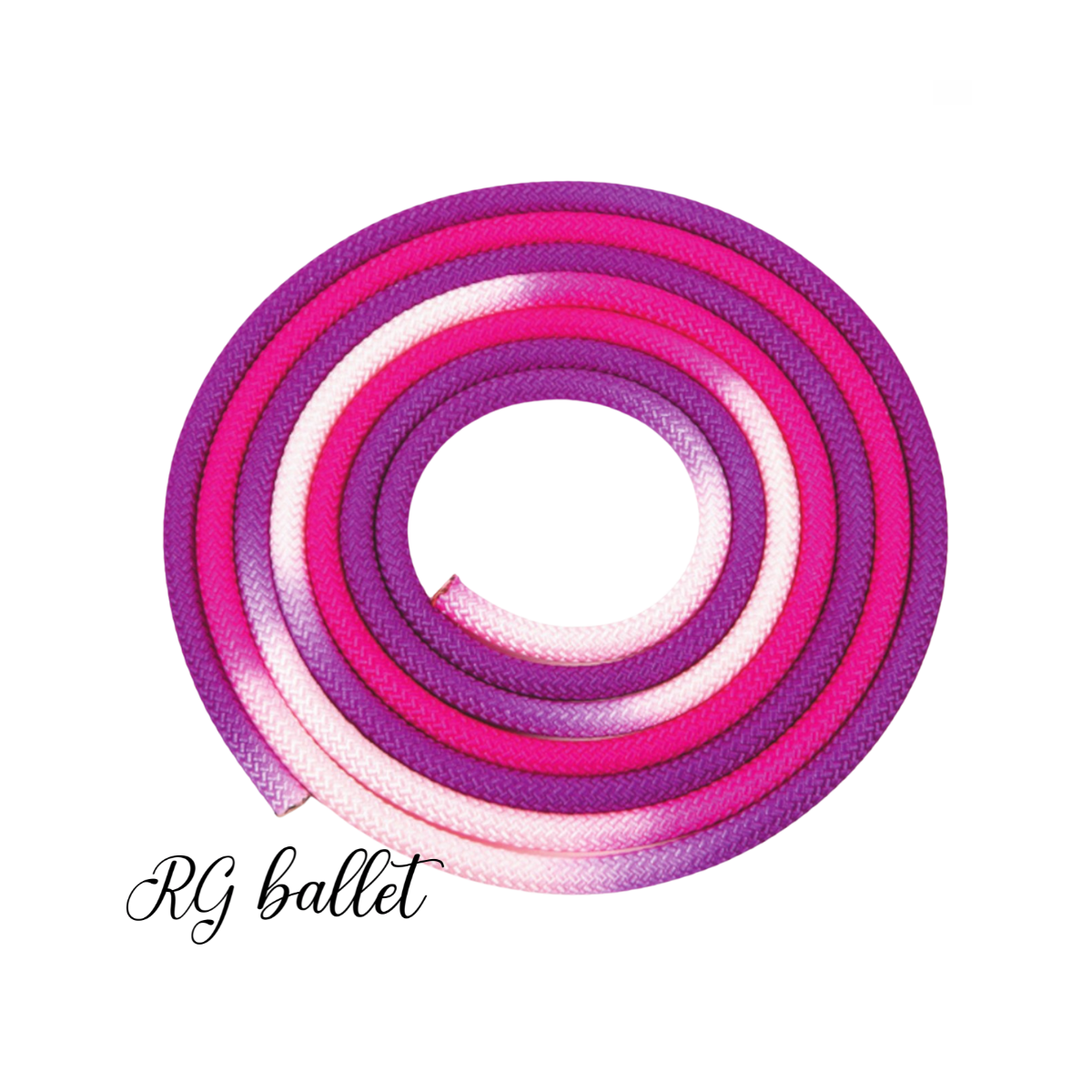 Çok Renkli Ritmik Cimnastik İpleri - Açık Pembe / Fosforlu Pembe / Mor