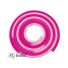 Çok Renkli Ritmik Cimnastik İpleri - Beyaz / Pembe / Fuşya