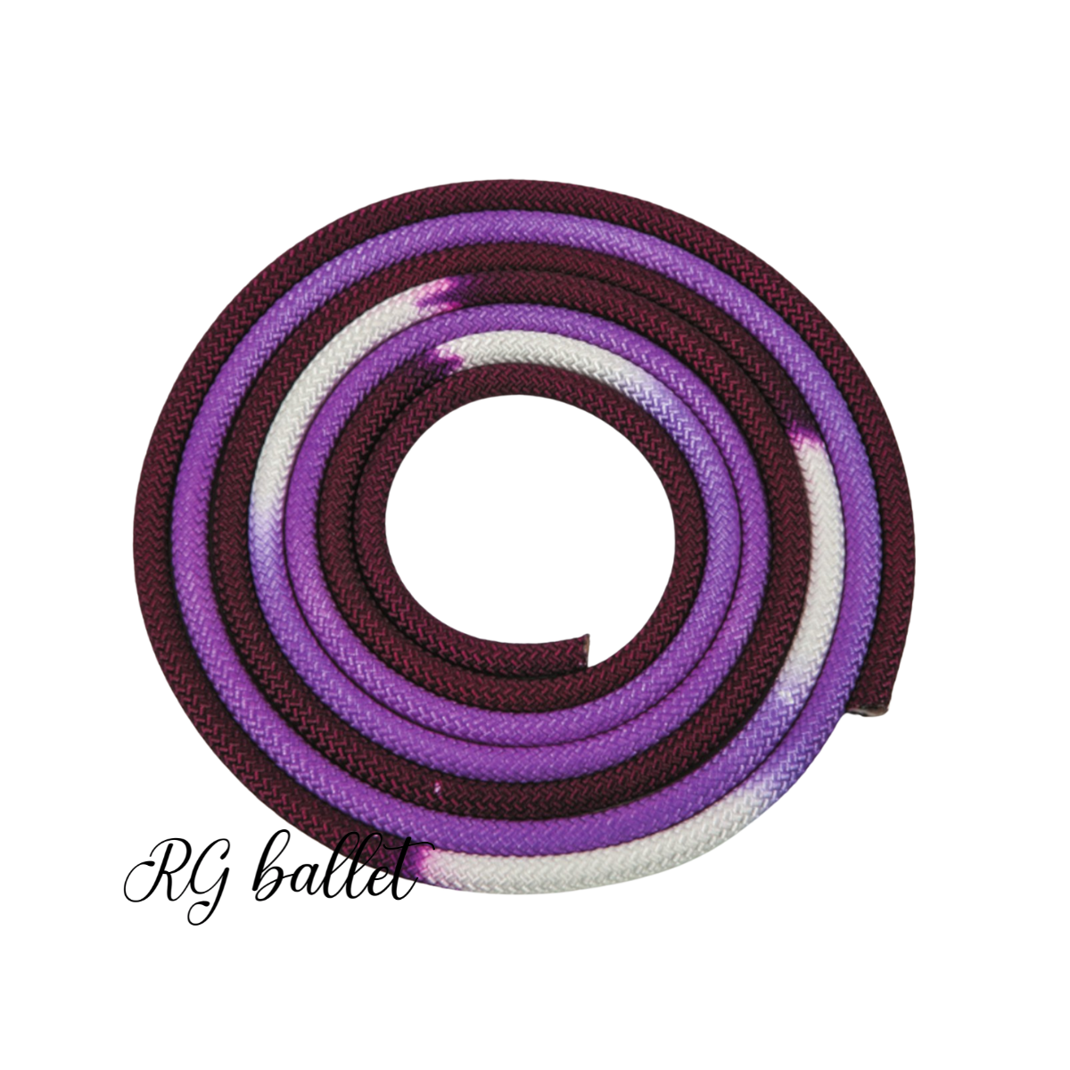 Çok Renkli Ritmik Cimnastik İpleri - Beyaz / Lila / Mor