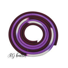 Çok Renkli Ritmik Cimnastik İpleri - Beyaz / Lila / Mor