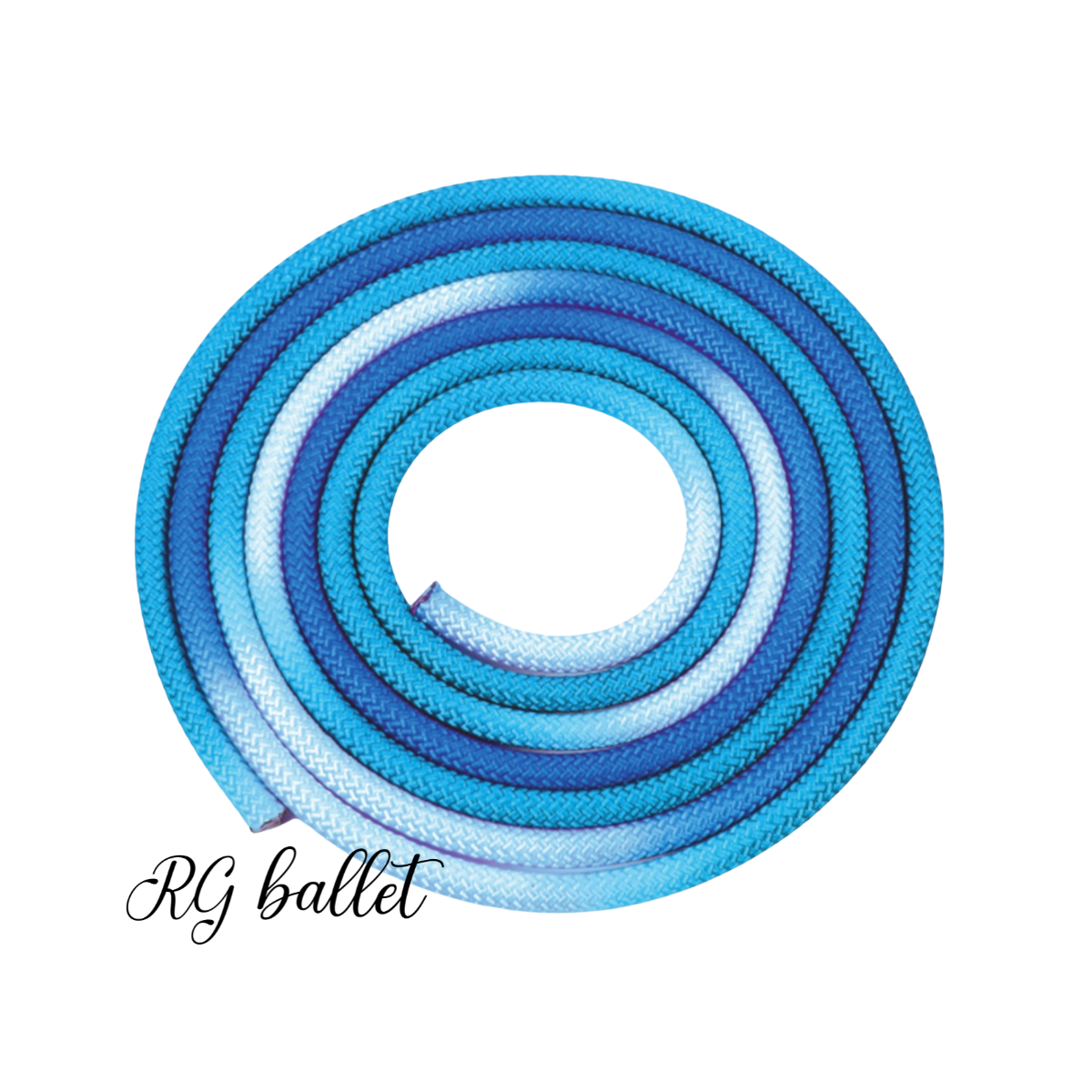 Çok Renkli Ritmik Cimnastik İpleri - Açık Mavi / Turkuaz / Mavi