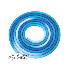 Çok Renkli Ritmik Cimnastik İpleri - Açık Mavi / Turkuaz / Mavi
