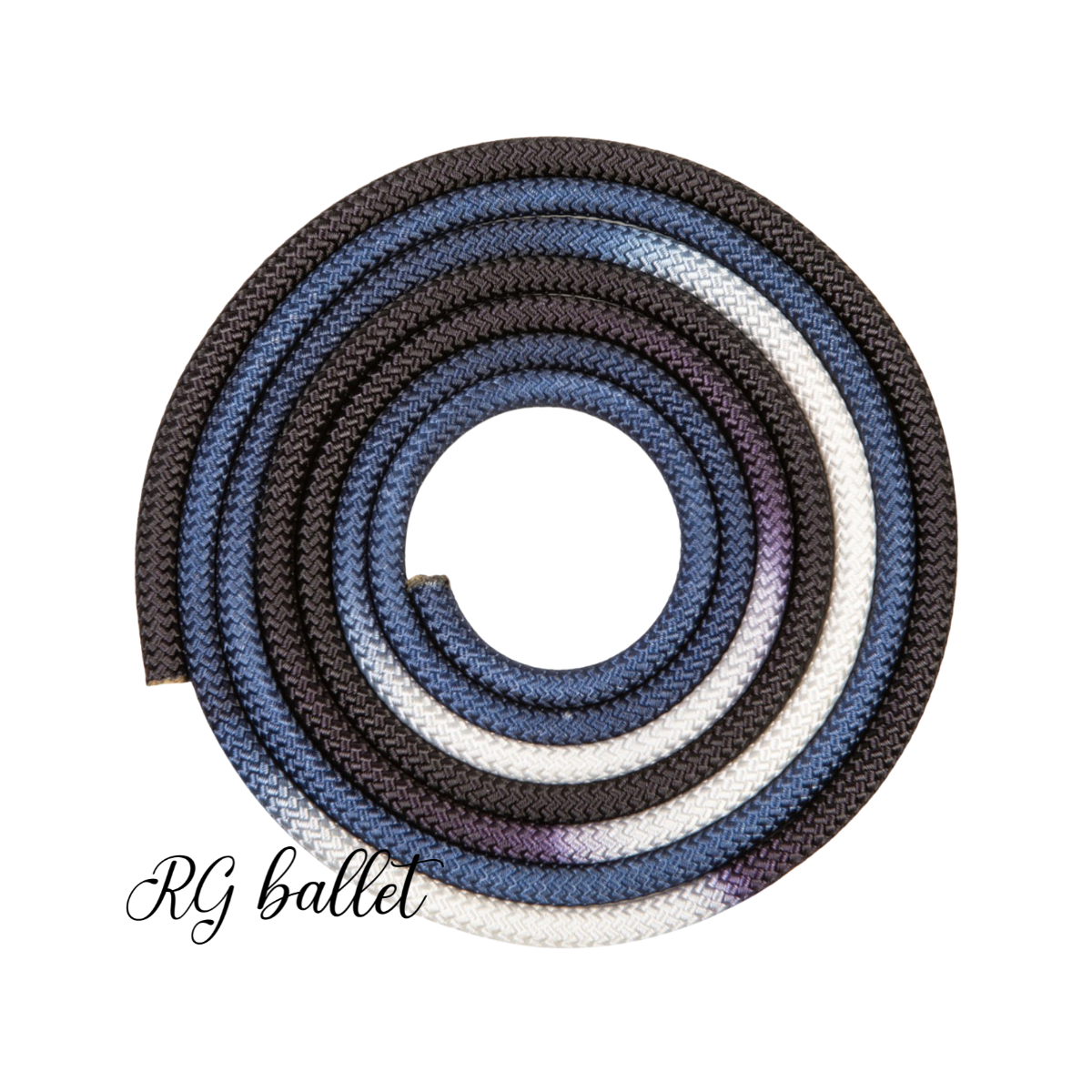 Çok Renkli Ritmik Cimnastik İpleri - Siyah / Beyaz / Gri