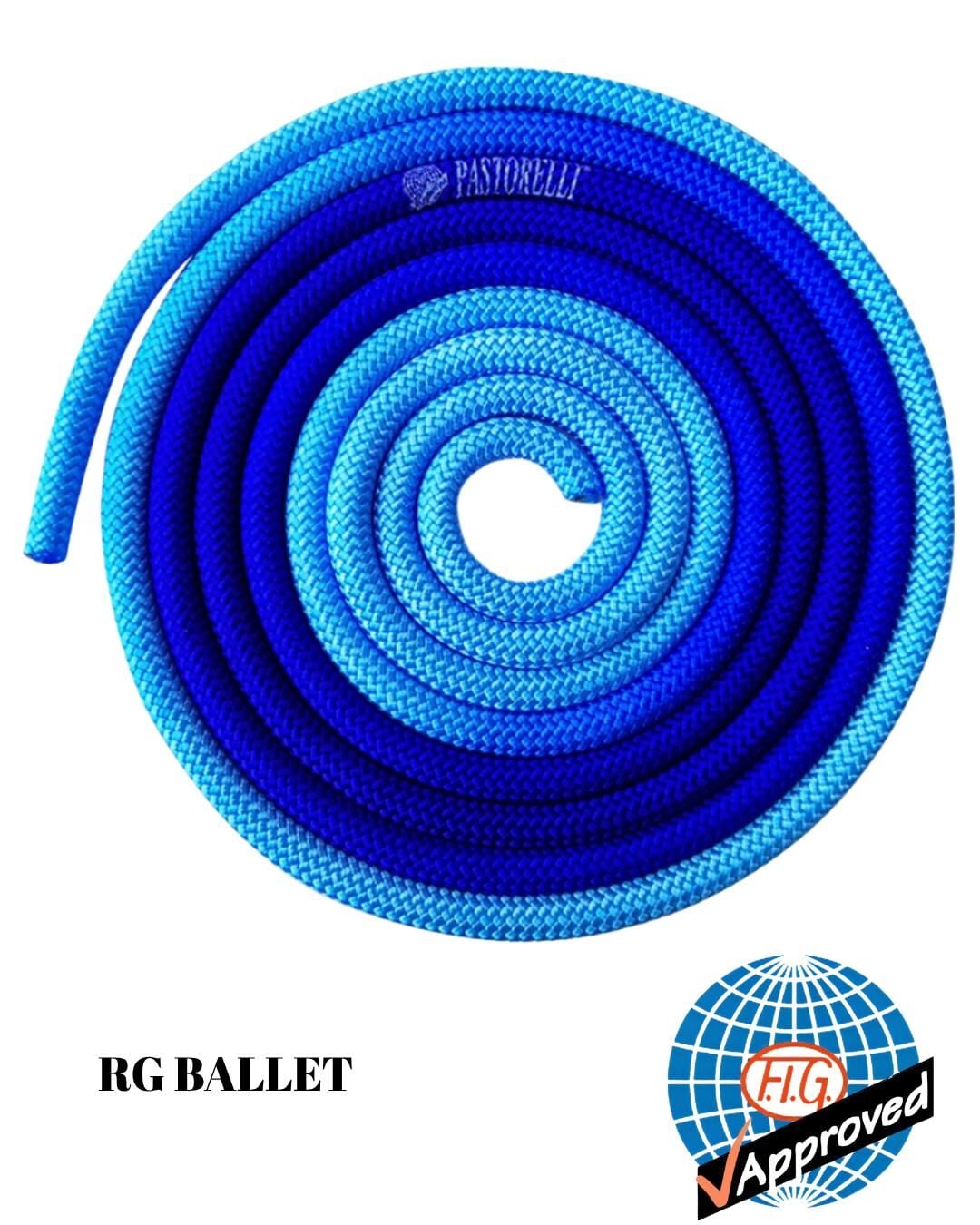 Pastorelli Ritmik Cimnastik İpi 3 m - New Orleans Mavi-Gökyüzü Mavisi 04259 (FIG)