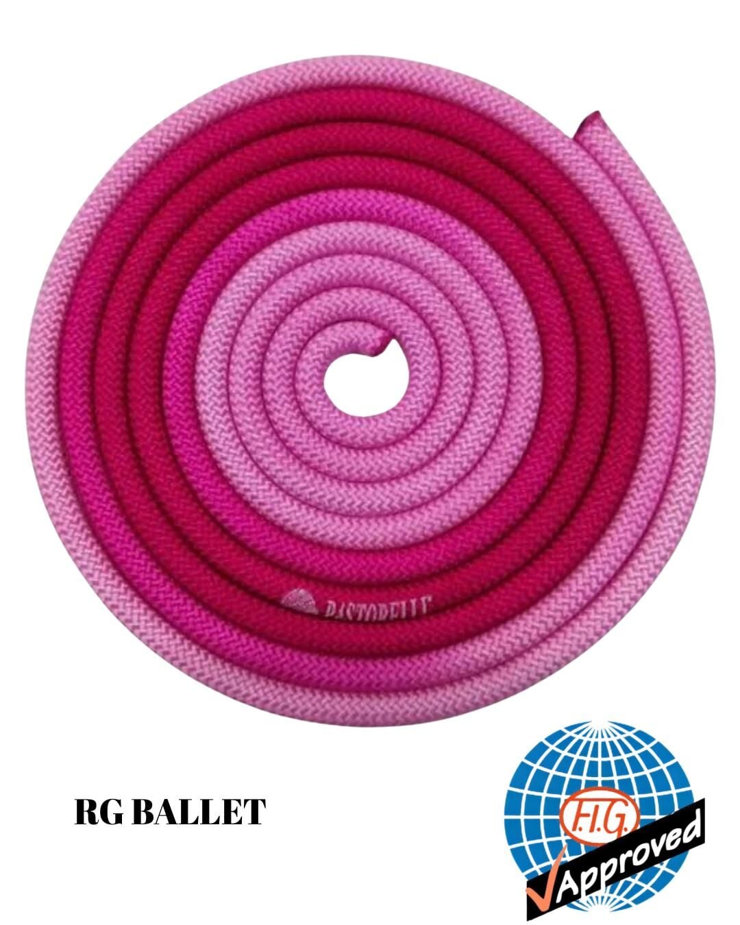 Pastorelli Ritmik Cimnastik İpi 3 m - New Orleans Fuşya-Pembe 04261 (FIG)