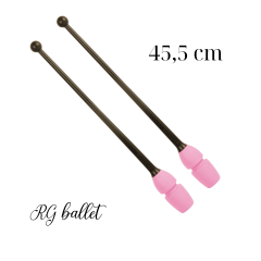 Amaya Ritmik Cimnastik Labutu İki Bileşenli Birleştirilebilir – 45 cm  SiyahxAçık Pembe (FIG)