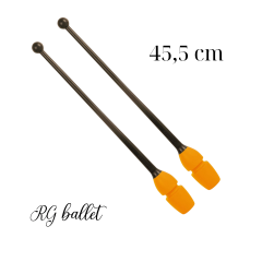 İki Bileşenli Birleştirilebilir Ritmik Cimnastik Lobutu – 45,5 cm (Siyah Boyunlu)- Turuncu