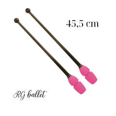 İki Bileşenli Birleştirilebilir Ritmik Cimnastik Lobutu – 45,5 cm (Siyah Boyunlu)- Fuşya