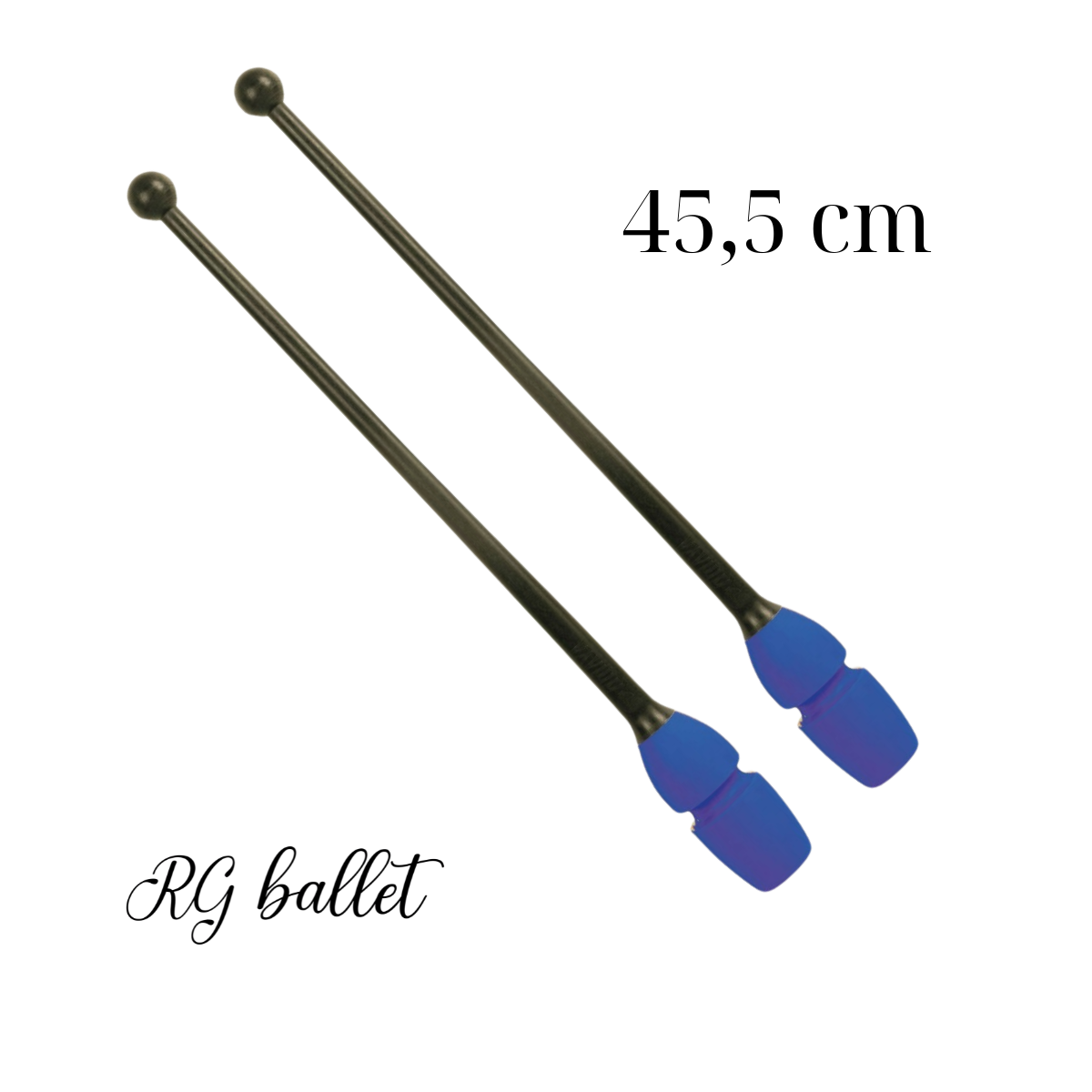 İki Bileşenli Birleştirilebilir Ritmik Cimnastik Lobutu – 45,5 cm (Siyah Boyunlu)- Lacivert