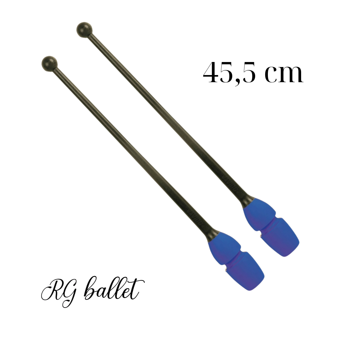 İki Bileşenli Birleştirilebilir Ritmik Cimnastik Lobutu – 45,5 cm (Siyah Boyunlu)- Lacivert