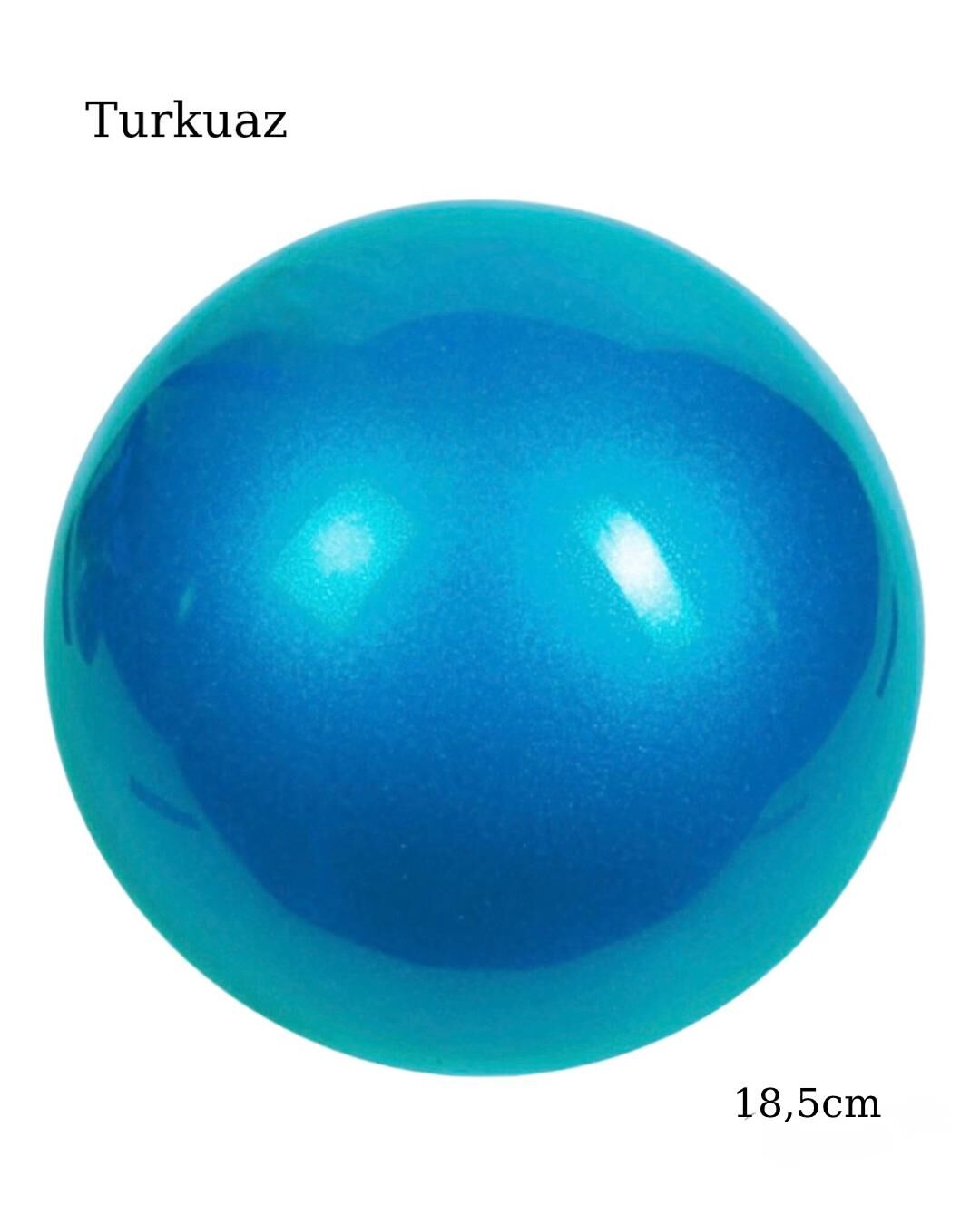 Amaya Cimnastik Antrenman Topu - Turkuaz 18,5cm