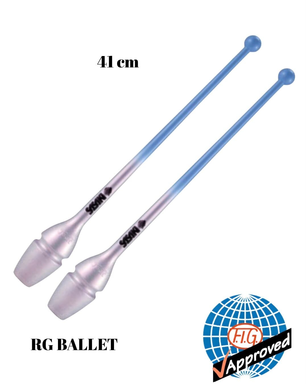 Sasaki Ritmik Cimnastik Labutu M-34JKGH ICBUxICP 41 cm – Buz Mavisi / Buz Pembesi (FIG)