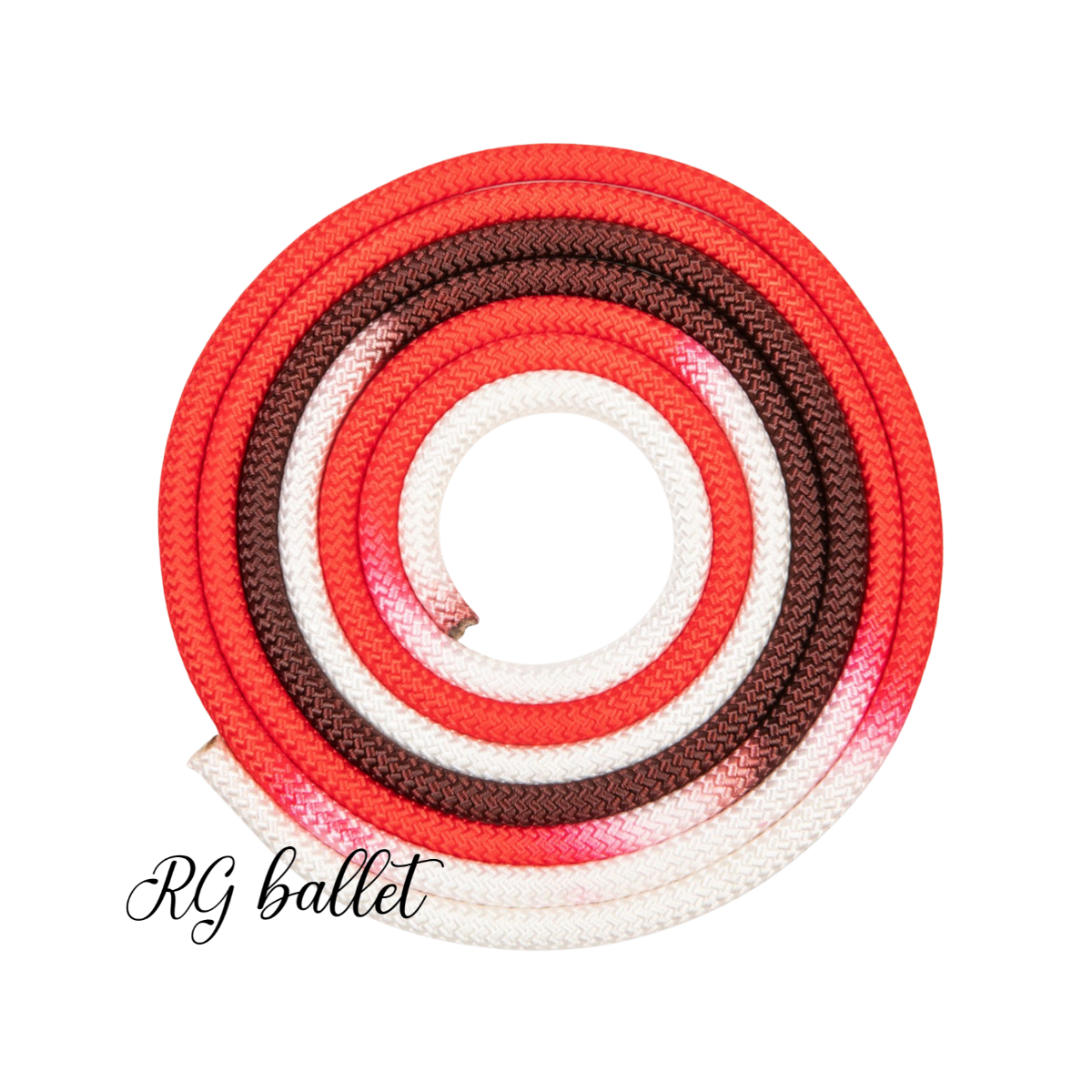 Çok Renkli Ritmik Cimnastik İpleri - Kırmızı / Bordo / Beyaz
