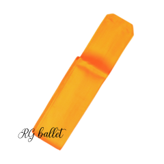 Amaya Ritmik Cimnastik Antrenman Kurdelesi - Fosforlu Turuncu (4 m çubuk dahil)